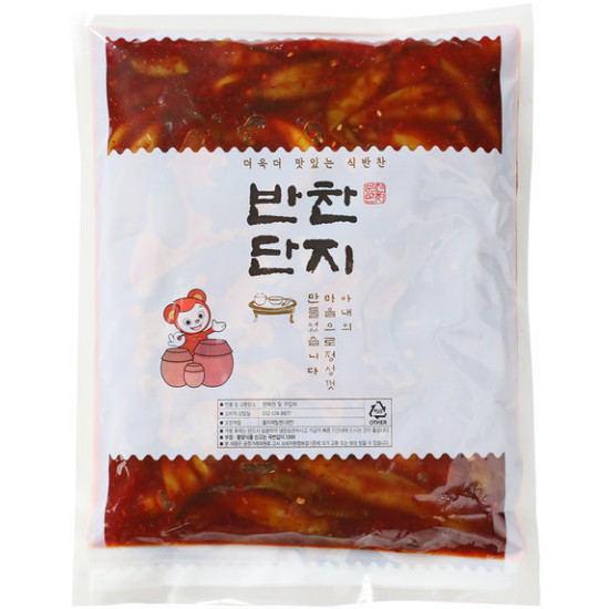 반찬단지 고추무침 1kg (1개)