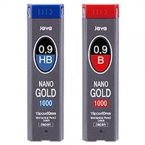 자바펜 1000 나노 골드 샤프심 0.9mm (1개)_이미지