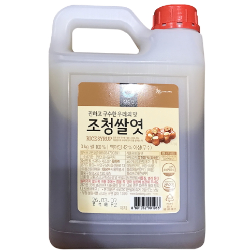 청정원 조청쌀엿 3kg (6개)_이미지