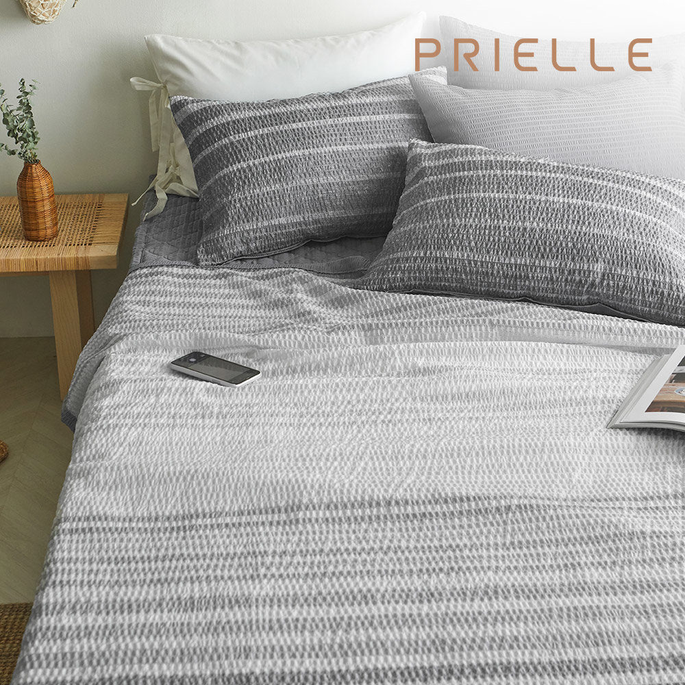 쁘리엘르 피커 시어서커 여름 이불베개 침구세트 (퀸 Q)_이미지