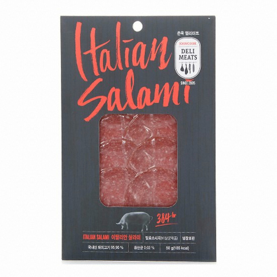 에쓰푸드 존쿡 델리미트 이탈리안 살라미 50g (2개)