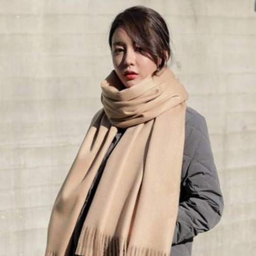 미스틱앤코 몽골 캐시미어 100 커플 목도리 선물용_이미지