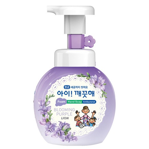 아이깨끗해 블루밍퍼플 항균 폼 핸드 솝 250ml (1개)_이미지