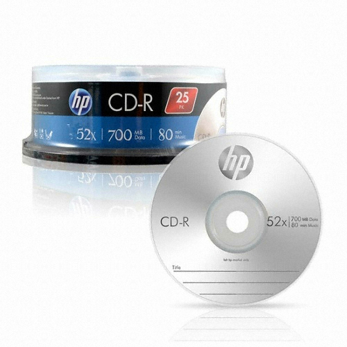 HP CD-R 700MB 52x 케익 (25장)_이미지