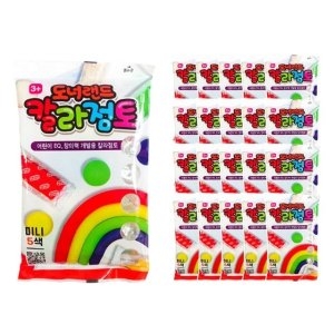 도너랜드 미니 칼라점토 25g 5색 20팩 WFJ0NM7