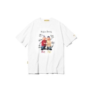 메인부스 국내판 반팔 패트와매트 QnA T-shirt WHITE 199766 SIZE 2_이미지