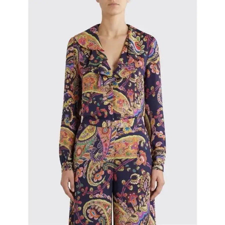 셔츠 WRIA009499SA4E4 X0884 Multicolor