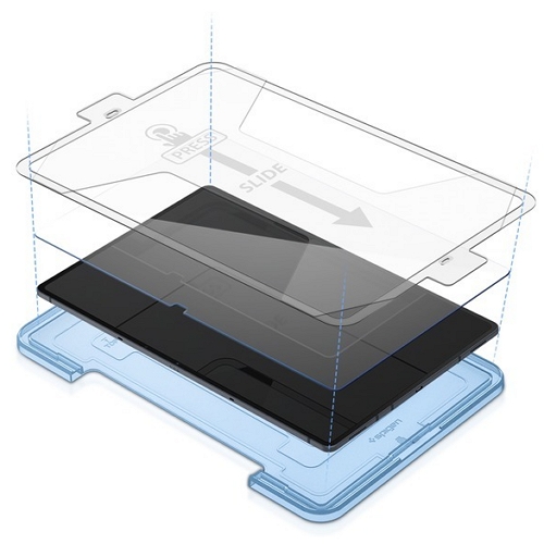 슈피겐 갤럭시탭S8 울트라 글라스tR슬림 이지핏 강화유리 보호필름 (액정 1매)_이미지