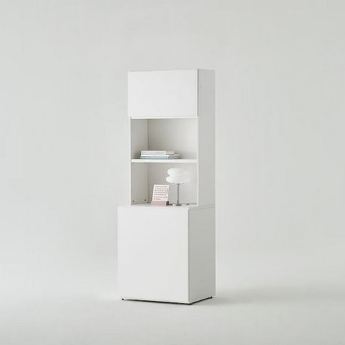 한샘  티오 플랩도어형 5단 수납책장 600