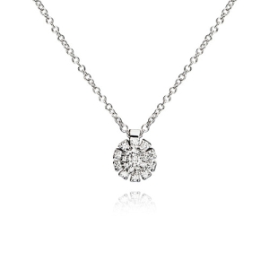 다미아니 20074583 마르게리타 원써클 18K 화이트골드 목걸이_이미지