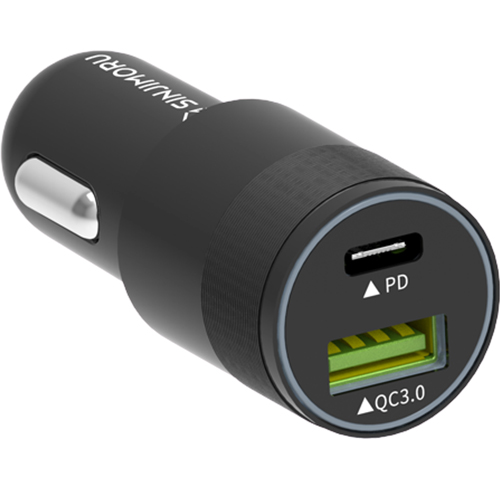 신지모루 USB PD QC3.0 듀얼 차량용 고속충전기 CCR-1PD이미지입니다. 누르면 해당 게시물로 새창이동합니다.