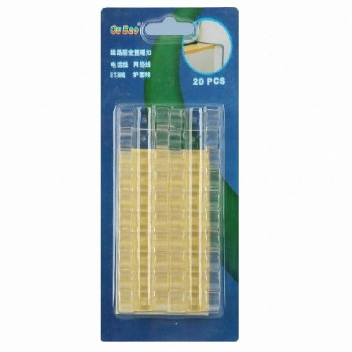 ITB702 케이블 오거나이저 고정 투명 클립