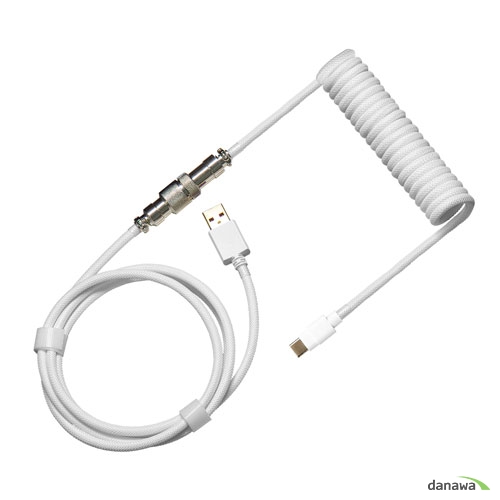 쿨러마스터 코일형 C타입 항공 케이블 KB-CWZ1 (1.5m)_이미지