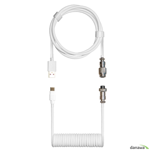 쿨러마스터 코일형 C타입 항공 케이블 KB-CWZ1 (1.5m)_이미지