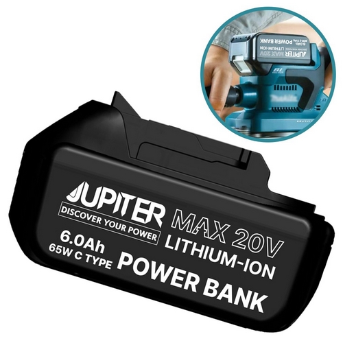 주피터 20V 파워뱅크 배터리 JCB206A (6.0Ah)