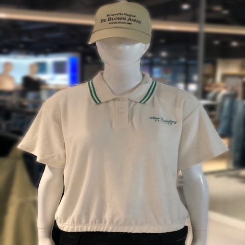 클라이드앤 여성 카라 테리 반팔티셔츠 2컬러 FOBTS736F