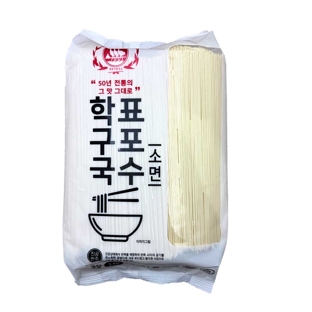 구포국수 학표 구포국수 소면 3kg (1개)_이미지