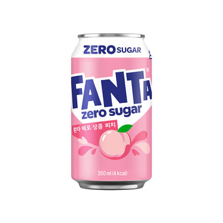 코카콜라음료 환타 제로 상큼 피치 350ml (12개)_이미지