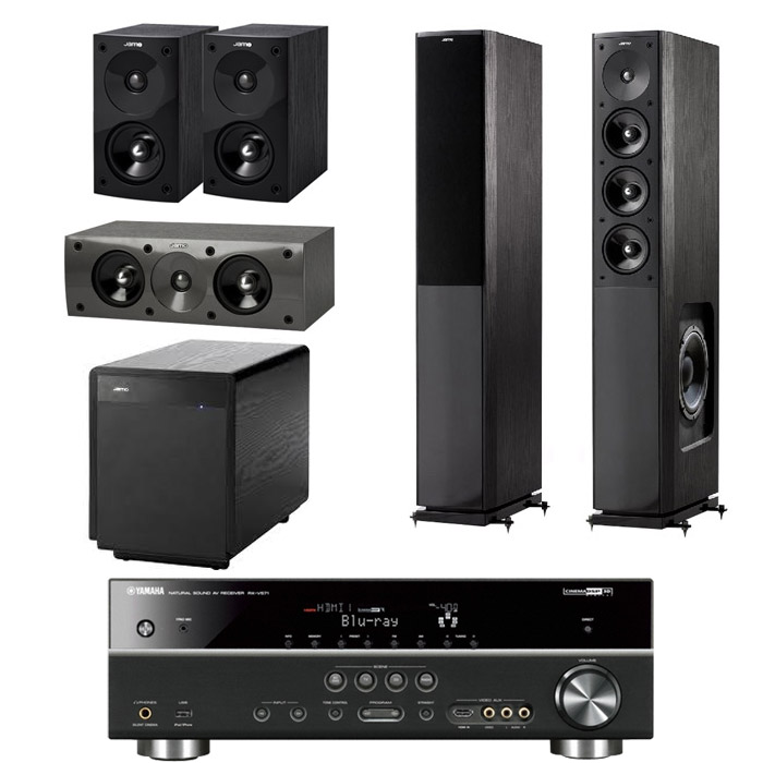 야모 S608 5.1채널 + 야마하 AV리시버 (RX-V571, SUB-250)_이미지