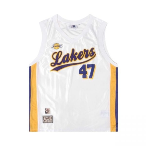 NBA 홀리뱅 HWC LAL 사틴 농구저지 슬리브리스 N252TS855P 화이트 N252TS855P 108064_이미지