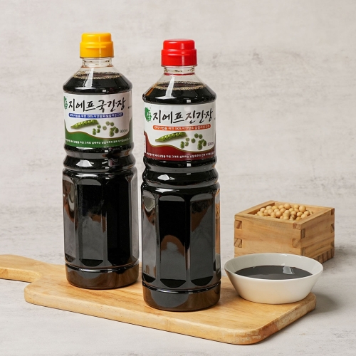  아우첼지에프식품 지에프 진간장 900ml [2개]