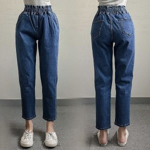 아이우먼 빅사이즈사랑해요 P102L404 하이웨스트데님배기팬츠