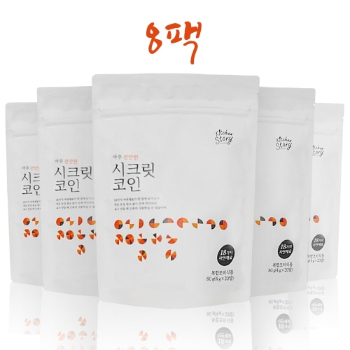 진한식품 빅마마 이혜정 시크릿코인 맛 20알 8팩 이혜정 육수 한알 80g