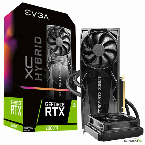 EVGA 지포스 RTX 2080 Ti XC HYBRID GAMING D6 11GB