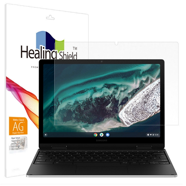 폰트리 힐링쉴드 삼성전자 갤럭시 크롬북2 360 항균 종이질감 블루라이트차단 액정보호필름