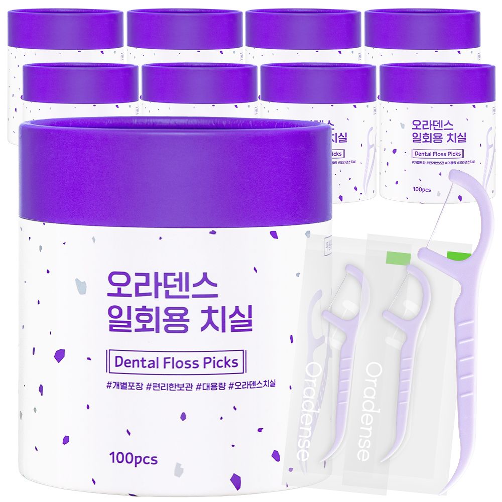 오라덴스 일회용 치실 Y형 100개입
