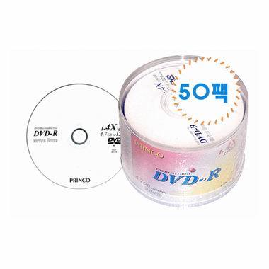 프린코 DVD-R 4.7GB 4x 케익 50장