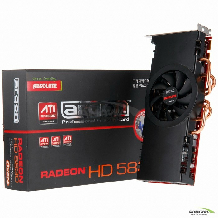 앱코 라데온 HD 5830 argon OVER+ D5 1GB_이미지