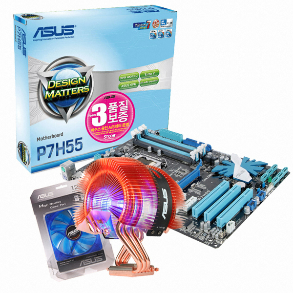 ASUS P7H55 Level Up (SILENT KNIGHT II LGA1156 + 120mm팬) STCOM_이미지