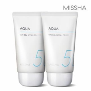 미샤 올 어라운드 세이프 블록 아쿠아 선 젤 50ml (2개)_이미지