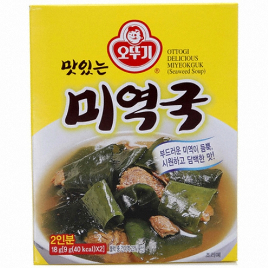 오뚜기 맛있는 미역국 18g (2개)