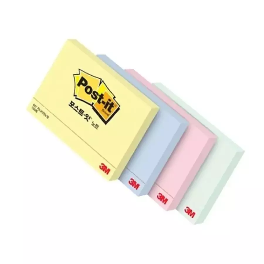 포스트 잇 애플민트 102x76mm 1p 접착식 메모장 KYR-WC2414C