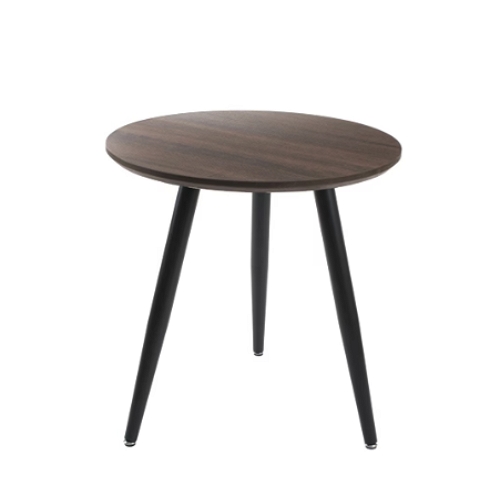 히트가구 CZ4801 원형 블랙스틸 식탁 700