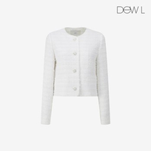 대현 듀엘 파스텔 라운드넥 트위드 자켓 IV_L252MSF033