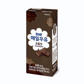 매일유업 매일우유 초콜릿 (멸균) 200ml (12개)_이미지
