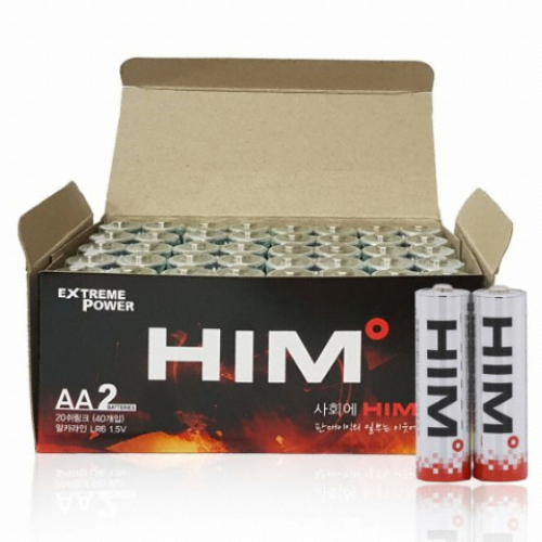 HIM 알카라인 AA (벌크) (40개)