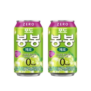 해태음료 포도 봉봉 제로 340ml (18개)_이미지