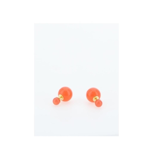 크리스찬디올 TRIBAL ICONIC EARRINGS GOLD/CORAL E0078MIDPL_34R