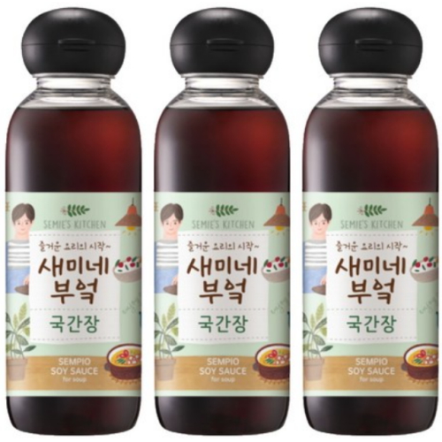 새미네부엌 국간장 450ml (3개)_이미지