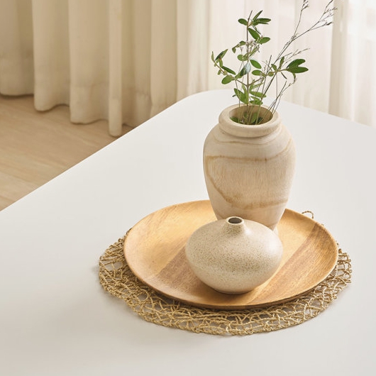 삼익가구 나폴리 포세린 세라믹 원목 식탁 1400 (의자2개+벤치1개)_이미지