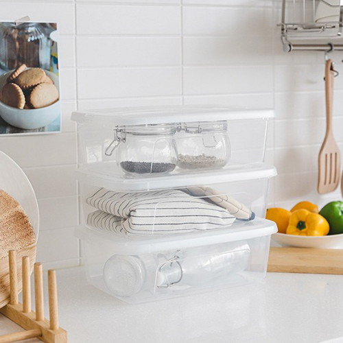 아이리스코리아 리빙박스 7L MCB-34 (8개)_이미지