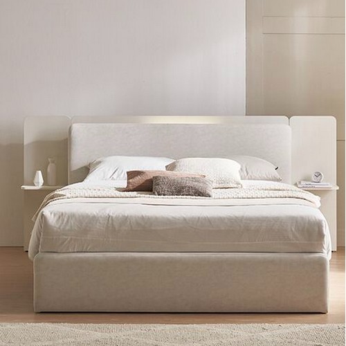 세런 패브릭 호텔 LED침대 Q+사이드패널2개