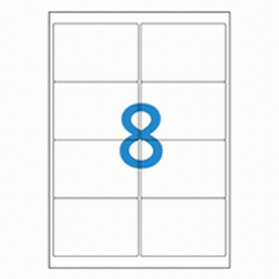 올바른라벨 흰색 라벨 AL008 (100매)_이미지