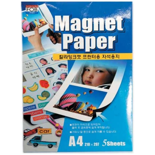 포비월드 자석 포토용지 MP-01 (5매)