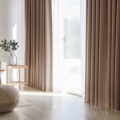 홈인홈 모노린넨 숙면 나비주름 롱 암막커튼 (2장, 대형, 160x235cm)_이미지