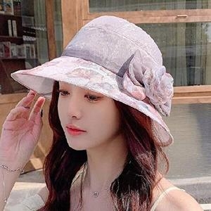 셀러허브 JHP83T9U_51 자외선차단 꽃장식 버킷햇 모자 ST119